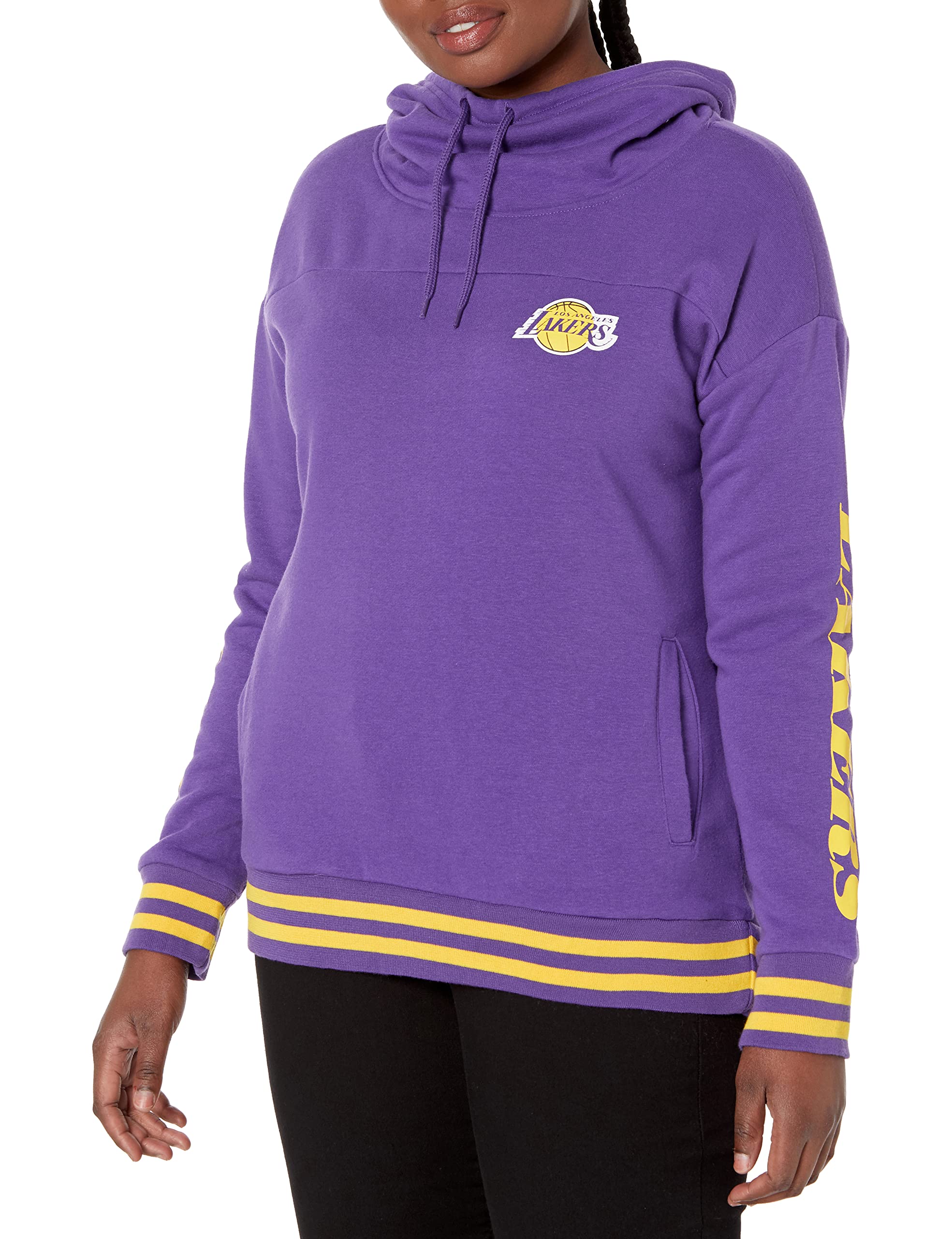 Ultra Game Women's Fleece Hoodie Pullover Sweatshirt - Soft Funnel Neck Winter Warm Jacket for Gaming, Lounge & Outdoor Activities