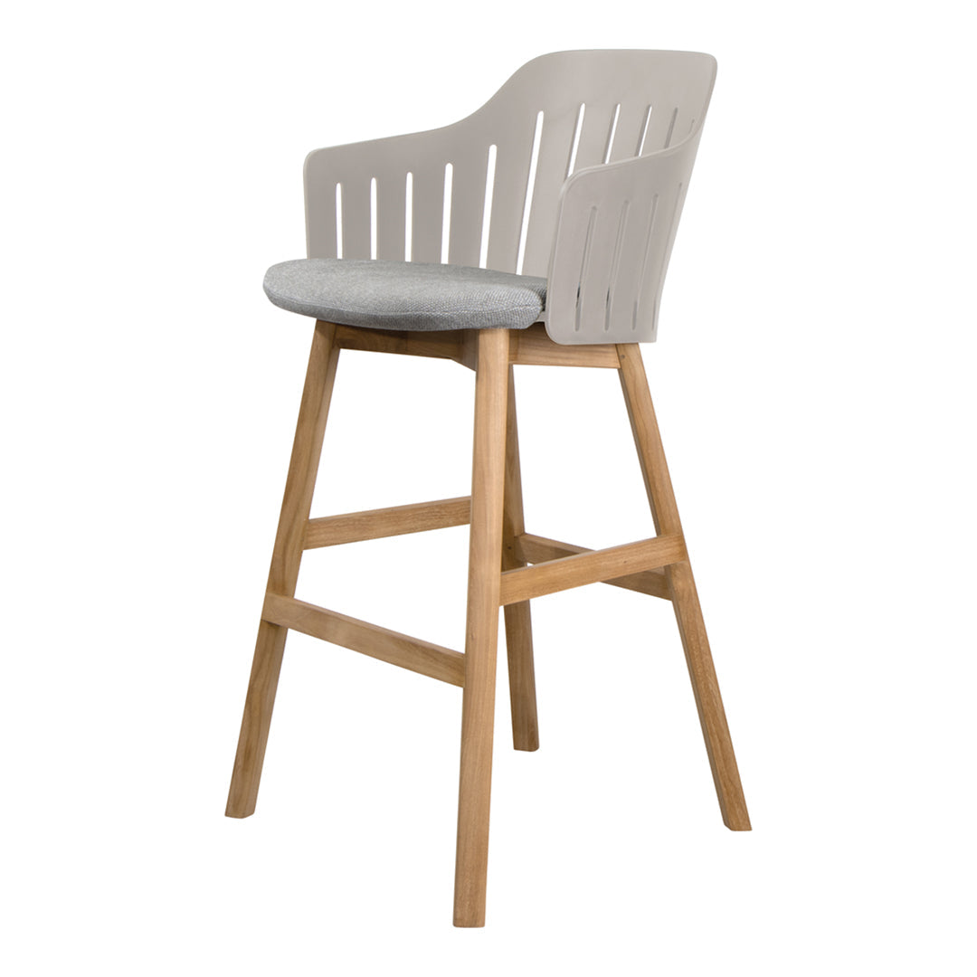 Premium Wooden Bar Stool with Comfortable Seat Cushion - Counter Height Dining Chair for Kitchen Island, Breakfast Nook & Home Bar Decor