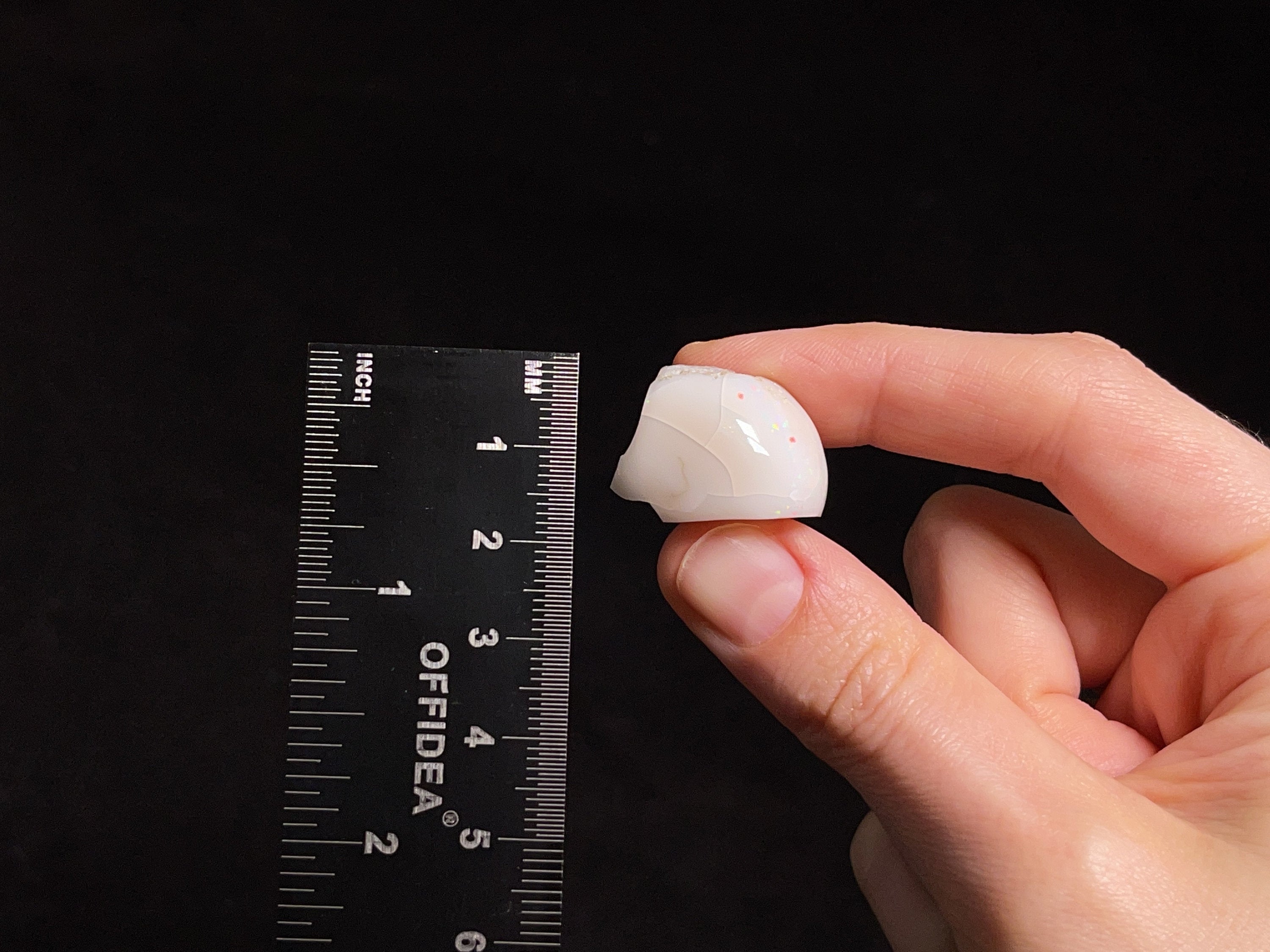 Premium AA Grade Welo Opal Raw Crystal - Natural Ethiopian Opal with Polished Window, October Birthstone Jewelry Making (Great for Rings, Pendants & Healing Crystals)