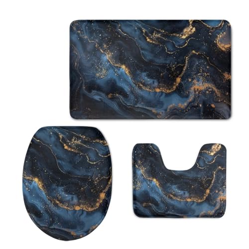 Blue Gold Marble