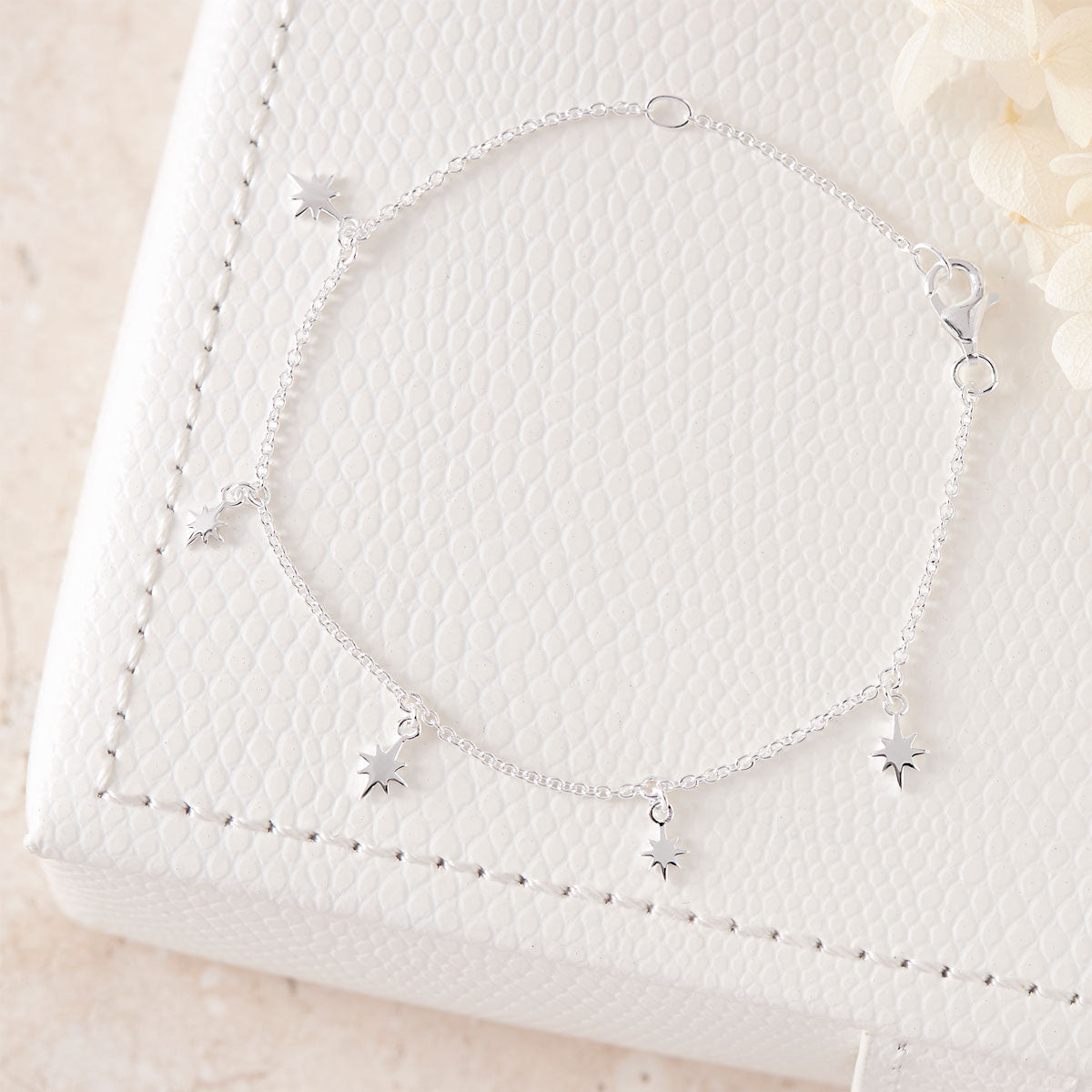 Celestial Drop Bracelet - Elegant Dainty Beaded Bracelet for Women, Adjustable Chain Link Jewelry Gift for Her - Perfect for Everyday Wear, Date Nights & Special Occasions