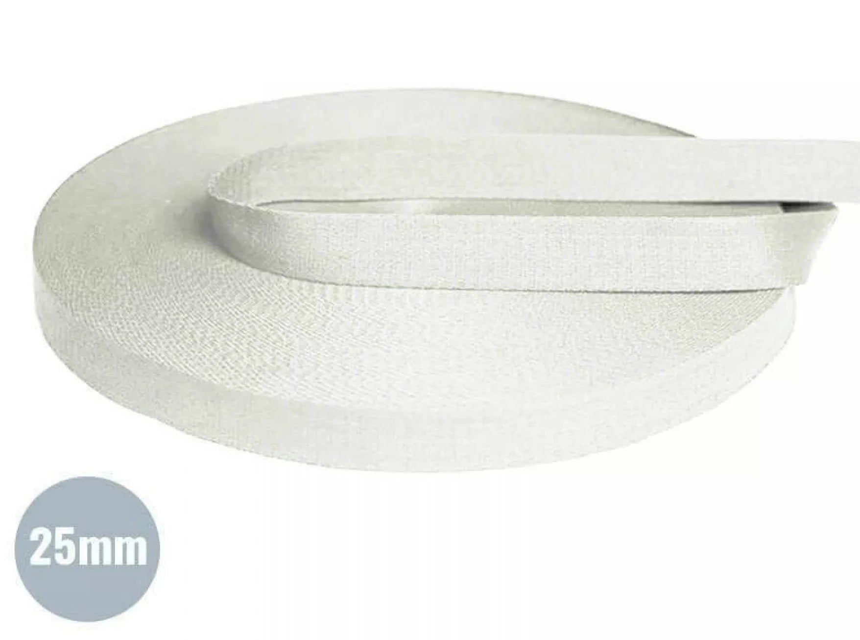 25mm Cotton Webbing - Heavy Duty Natural Cotton Straps for DIY Crafts, Sewing Projects & Bag Making - Perfect for Handles, Belts & Home Decor Accessories