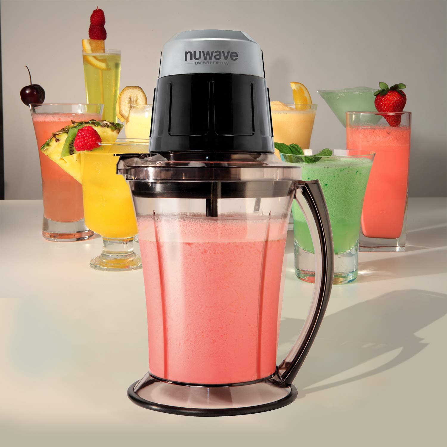 NuWave Party Mixer 48oz 400W BPA-Free Blender - Perfect for Smoothies, Shakes, Cocktails & Party Drinks