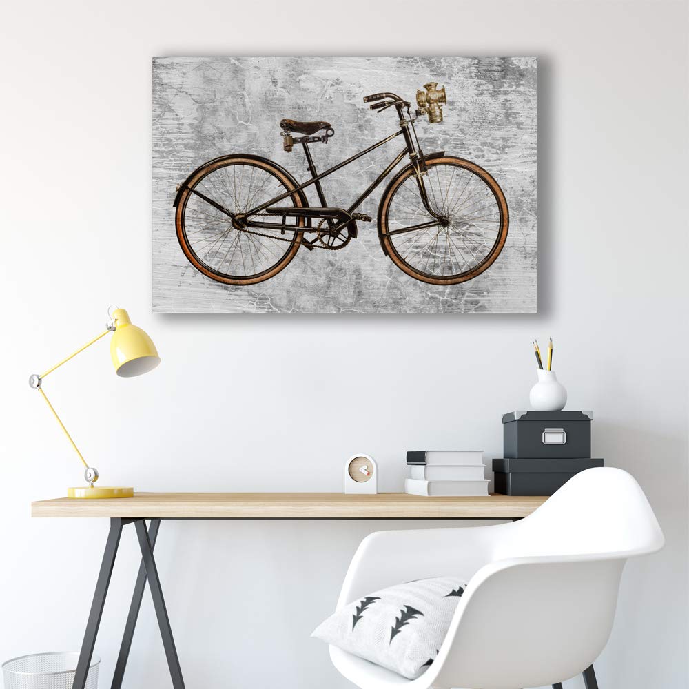 Outdoor Bike Giclee Canvas Wall Art - 32x48 Inches Modern Home Decor for Bedroom, Living Room, and Office Inspiration