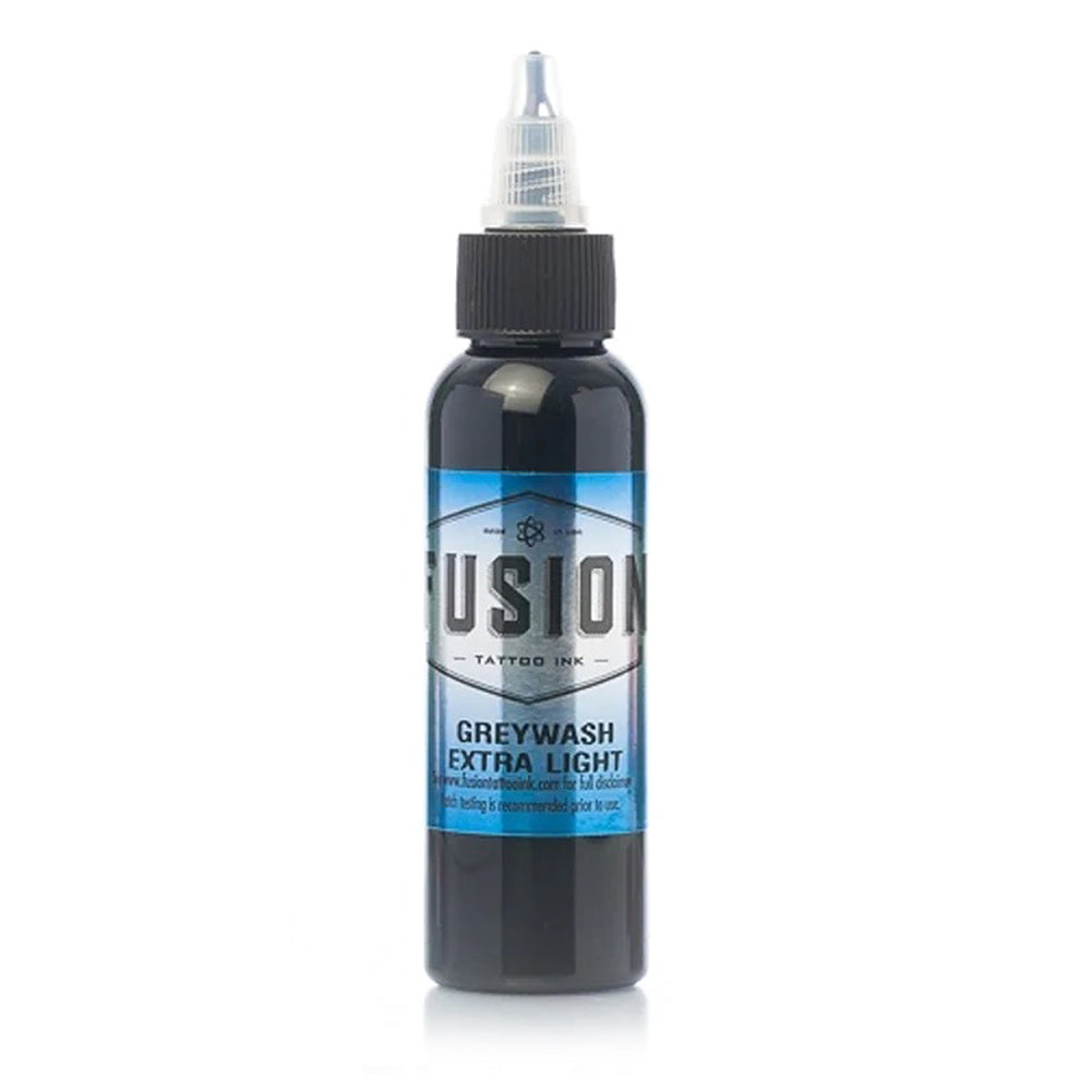 Premium Graywash Extra Light Tattoo Ink for Fusion Style - Choose Your Size - Perfect for Fine Line, Shading, and Realistic Tattoo Art