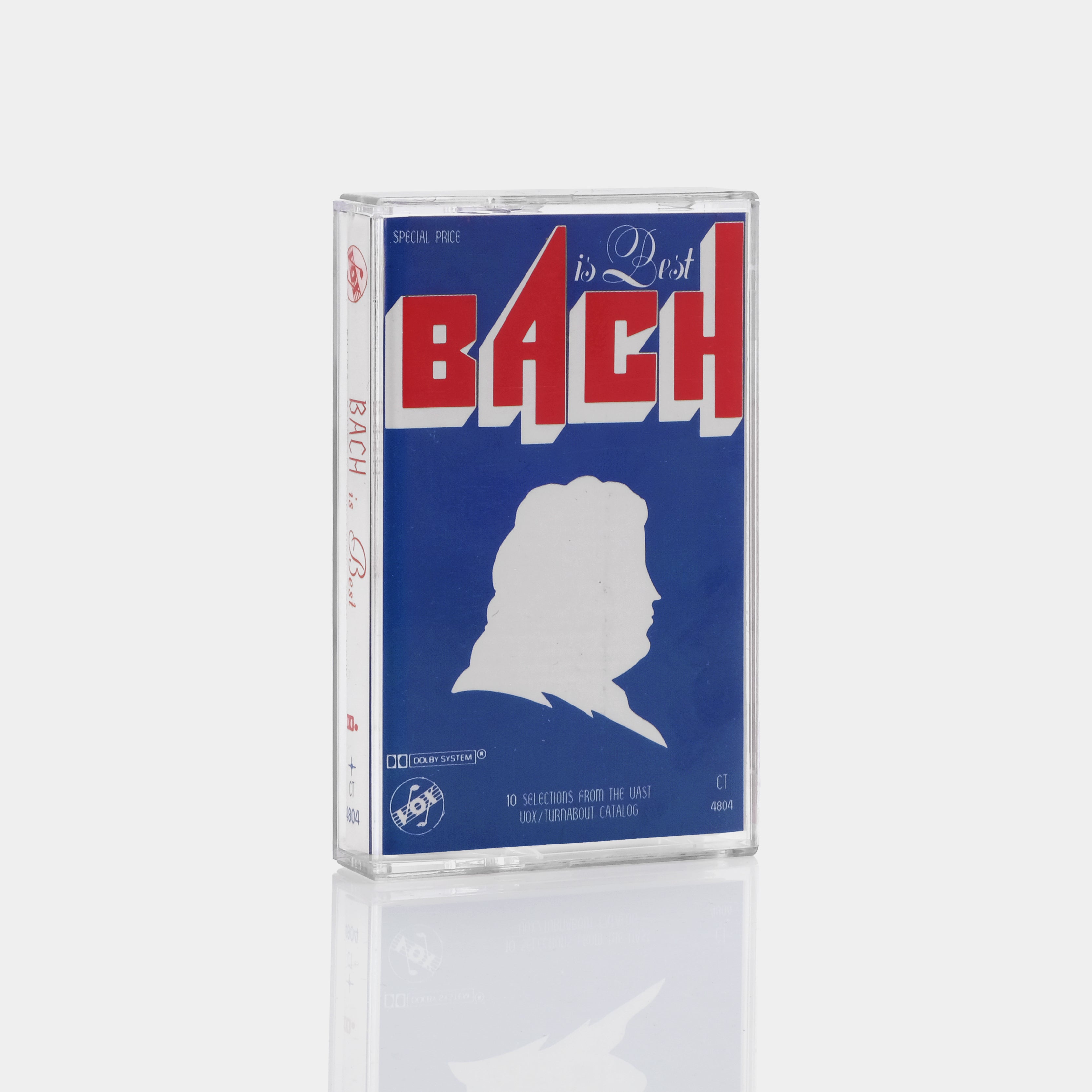 Bach Is Best Cassette Tape - Classical Music Collection for Audiophiles & Vintage Music Lovers | Perfect for Car, Home Stereo & Retro Music Players