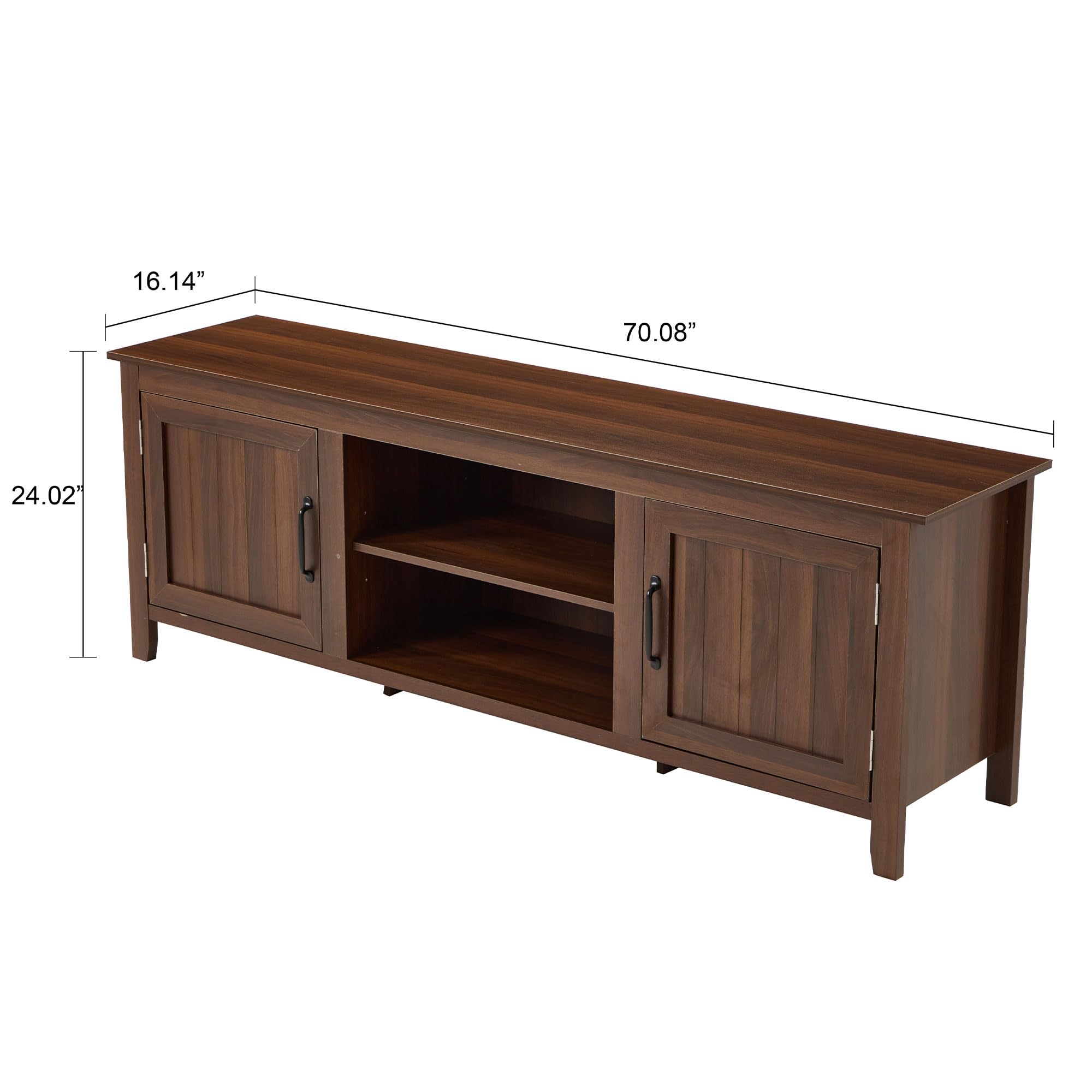 JOMEED TV Stand with Storage - Modern TV Console Table for Living Room, Bedroom & Home Theater - Holds Up to 110 lbs - Perfect for Organizing Media, Gaming Consoles & Entertainment Systems