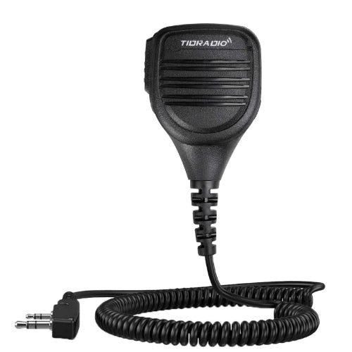 TD HM060 IP54 Weatherproof Premium Shoulder Speaker Mic - Durable Wireless Microphone for Outdoor Events, Construction, and Public Safety - Perfect for Police, Security, and Event Staff