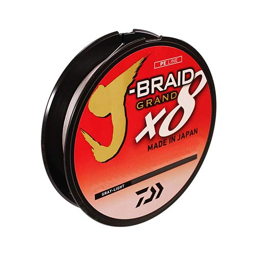 Daiwa J Braid x8 Grand 8-Strand Super Strong Braided Fishing Line - Perfect for Saltwater & Freshwater Fishing, Casting, Trolling & Bass Fishing