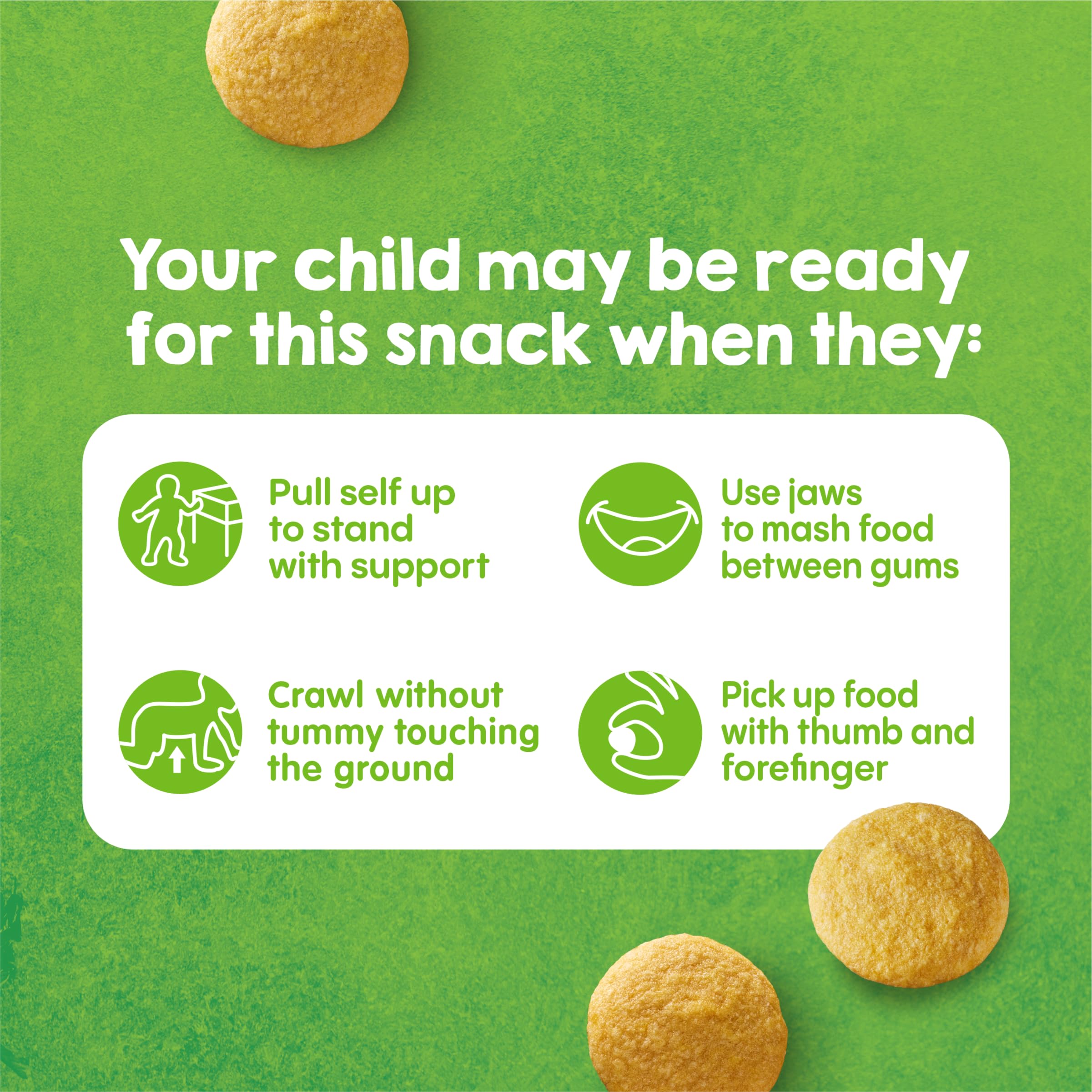 Happy Baby Organic Creamies Freeze-Dried Fruit & Veggie Snacks with Apple, Sweet Potato, Kiwi & Coconut - Healthy Baby Food for Crawling Infants - 1oz Pack of 8 - Perfect for On-the-Go Snacking & Toddler Lunchboxes