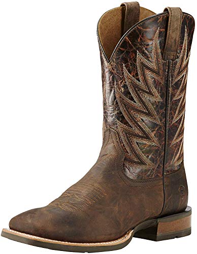 Ariat Men's Challenger Western Cowboy Boots - Durable Leather Work Boots for Ranch, Rodeo & Country Style - Perfect for Riding, Work & Outdoor Activities