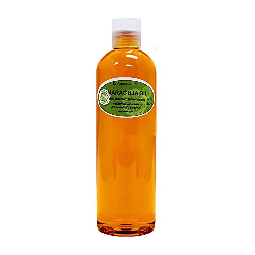 Organic Maracuja (Passionfruit) Oil 100% Pure Cold Pressed - 12 Oz for Face, Hair & Skin Care - Natural Moisturizer & Anti-Aging Treatment