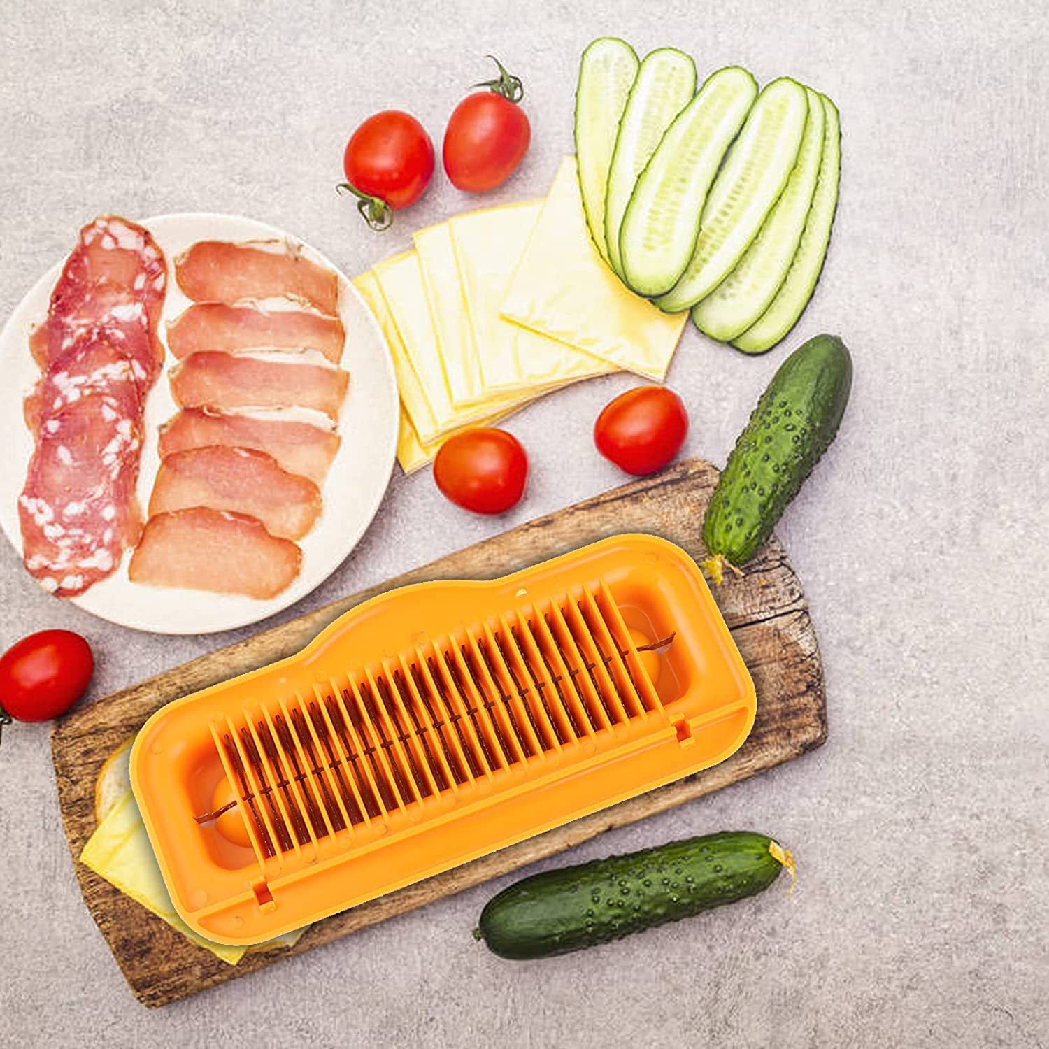 Multifunctional Kitchen Slicer Tool - Banana Cutter, Hot Dog Slicer & Holder, Sausage & Ham Cutter - Perfect for Meal Prep, Snacks & Party Platters