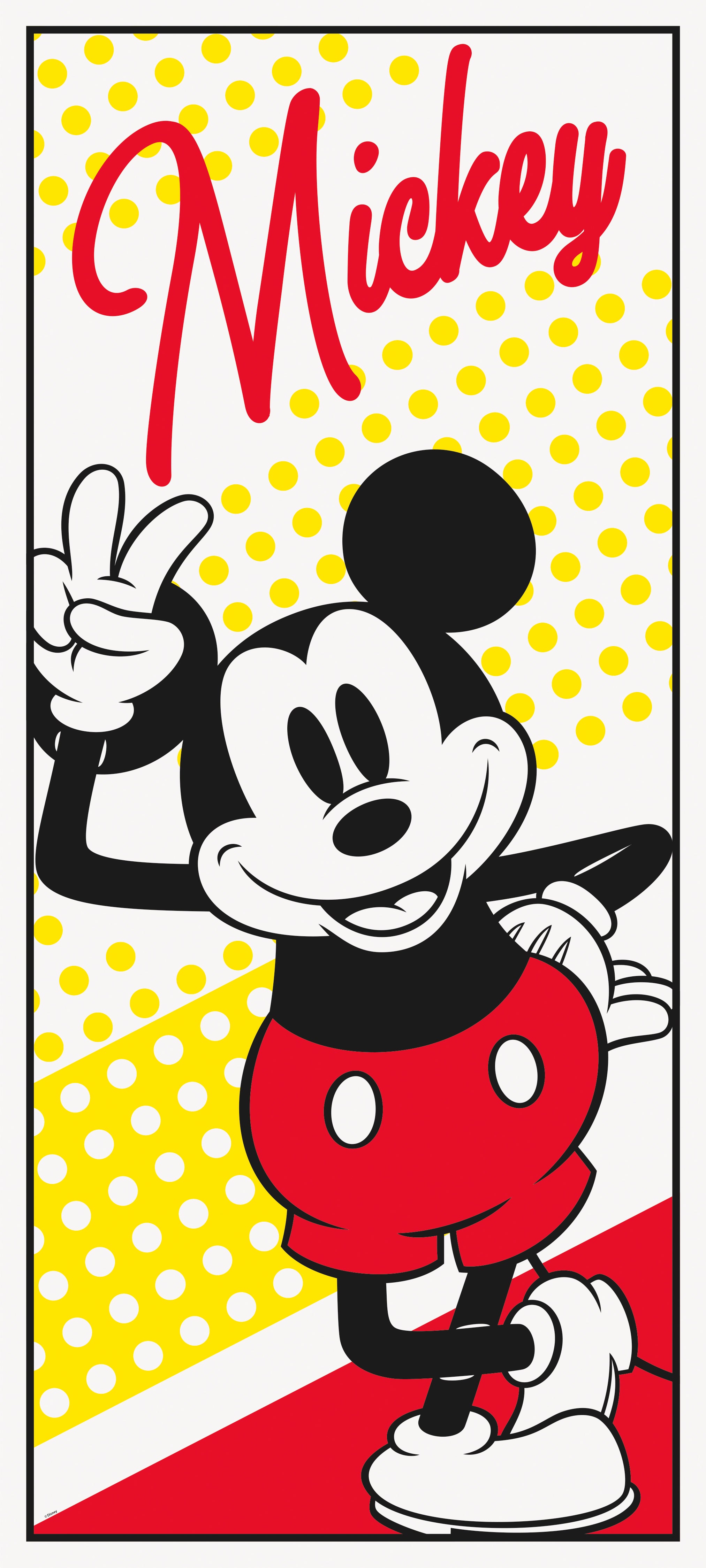 Mickey Mouse Door Poster - 1 Count, Disney Home Decor for Kids Room, Birthday Party & Classroom Decoration