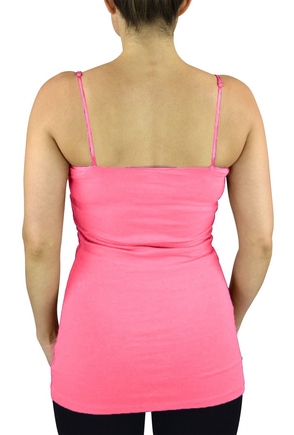 Belle Donne Women's Adjustable Spaghetti Strap Camisole Tops - Plus Size Tank Tops for Summer, Layering & Casual Wear