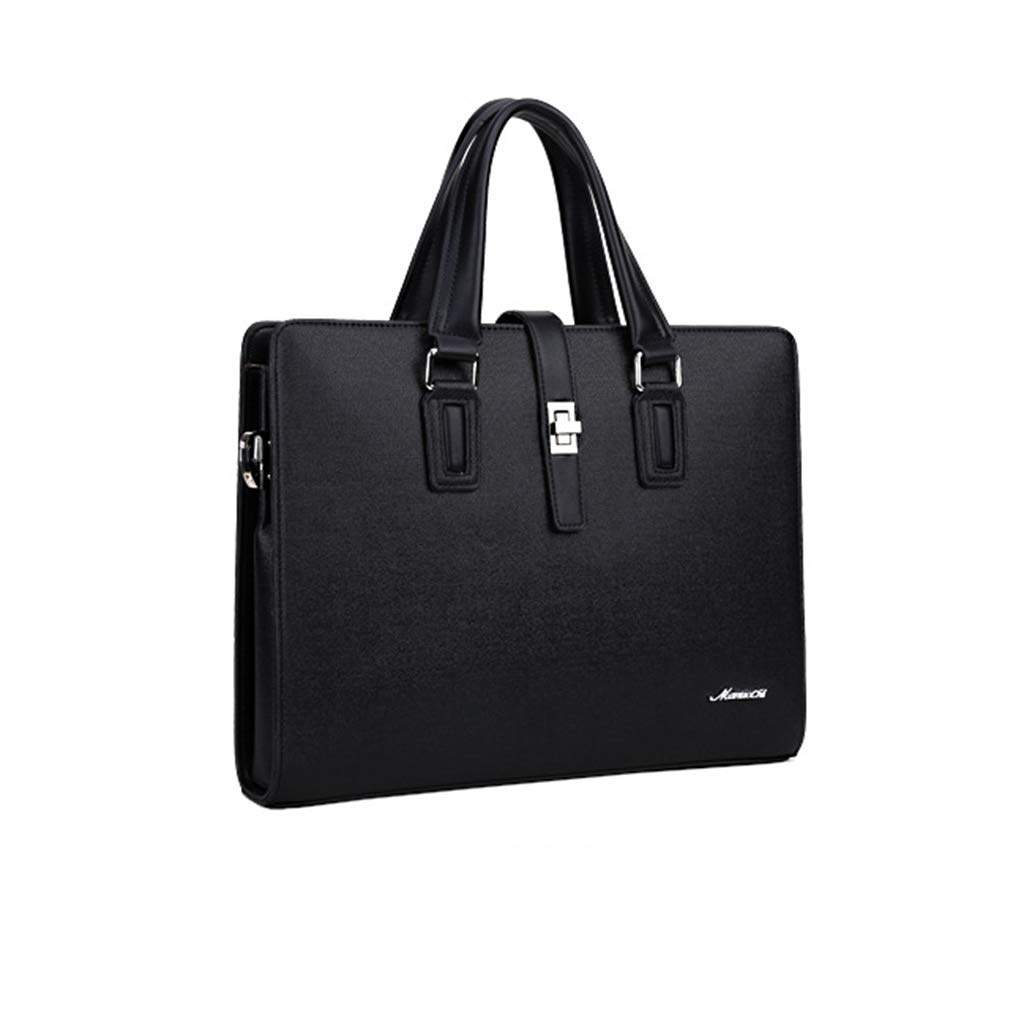Premium Men's Clutch Bag - Stylish Business Briefcase for Work & Travel - Slim Laptop Bag Fits 15