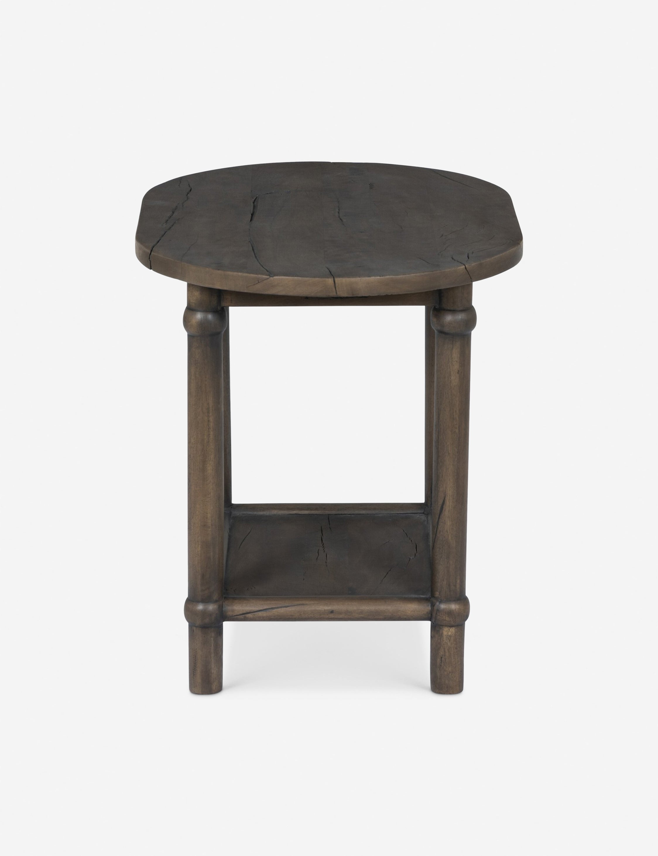 Charnes Side Table by Amber Lewis x Four Hands - Modern Wooden End Table for Living Room, Bedroom & Office - Stylish Home Decor Accent Table
