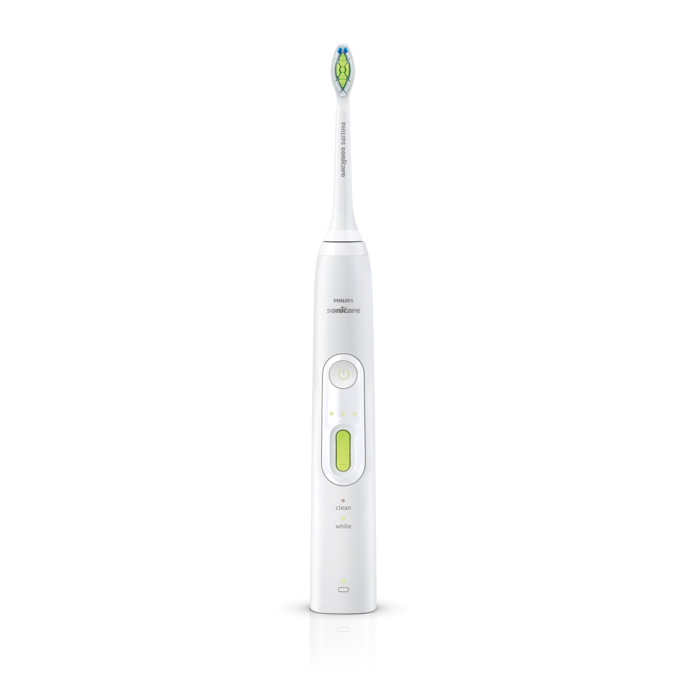 Philips Sonicare HX8911/02 HealthyWhite+ Rechargeable Electric Toothbrush with 3 Modes - Whitening, Clean & Gum Care - for Brighter Smile & Healthier Gums (White) - Perfect for Home & Travel Use
