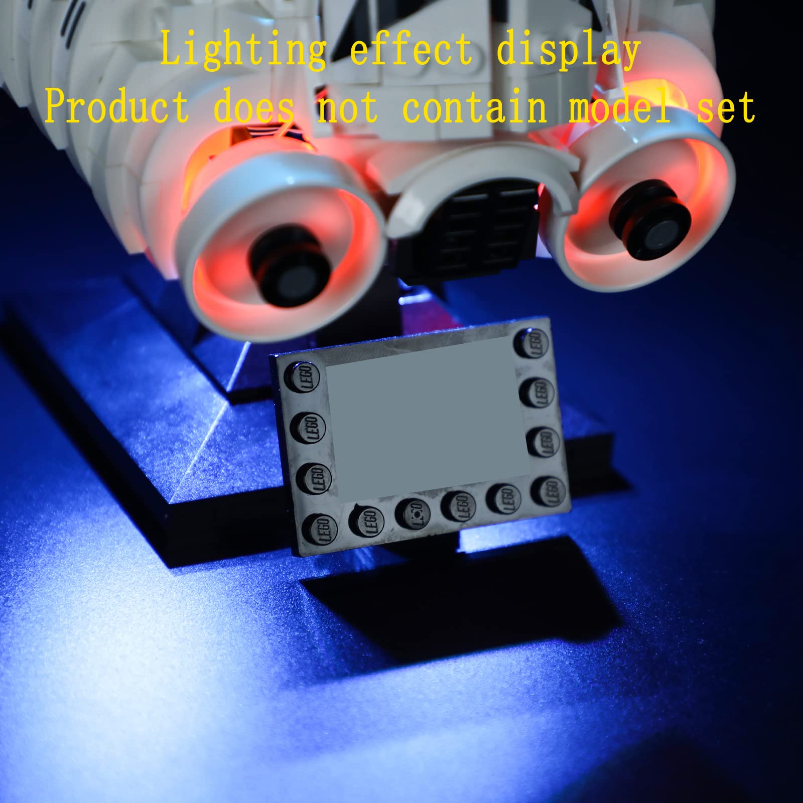 GEAMENT LED Lighting Kit for Lego Star Wars Stormtrooper Helmet 75276 - DIY Light Up Brick Model Accessory (Helmet Not Included) | Perfect for Display, Cosplay, and Star Wars Fan Collections