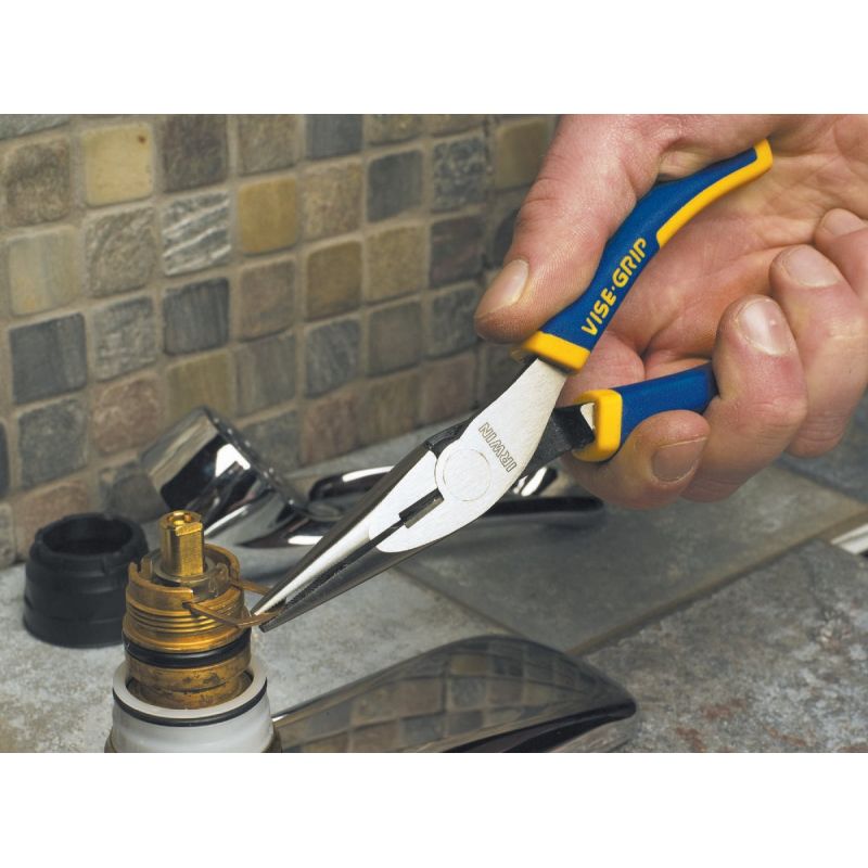 IRWIN 6 Inch Long Nose Pliers - Professional Precision Needle Nose Pliers for Electronics, Jewelry & Crafts (Model 2078216) | Ideal for DIY Projects, Wire Bending & Small Repairs