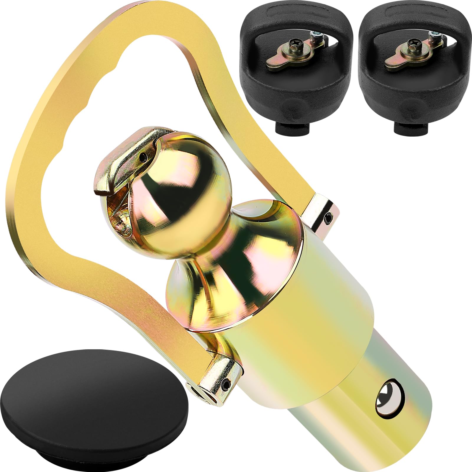 GNXA2062 Gooseneck Ball & Safety Chain Kit for Dodge Ram Trucks 2500 3500 - OEM GNXA2062 Puck System Gooseneck Hitch Kit - Heavy Duty Towing Solution for Trailers, Horse & Livestock Transport