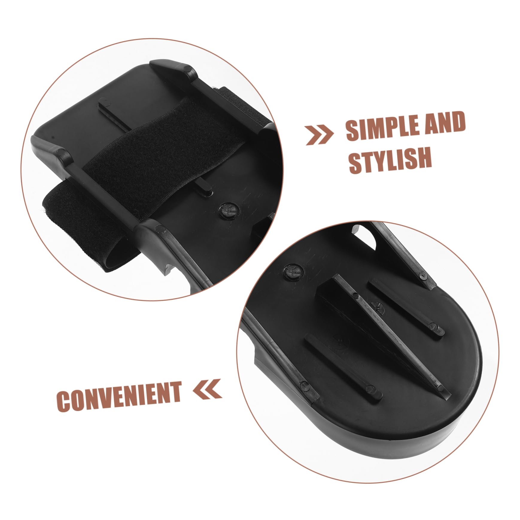 Adjustable Rowing Machine Foot Pedals - 1 Pair Non-Slip Foot Plates for Indoor Rowing Exercise Equipment | Perfect for Home Gym, CrossFit & Cardio Workouts