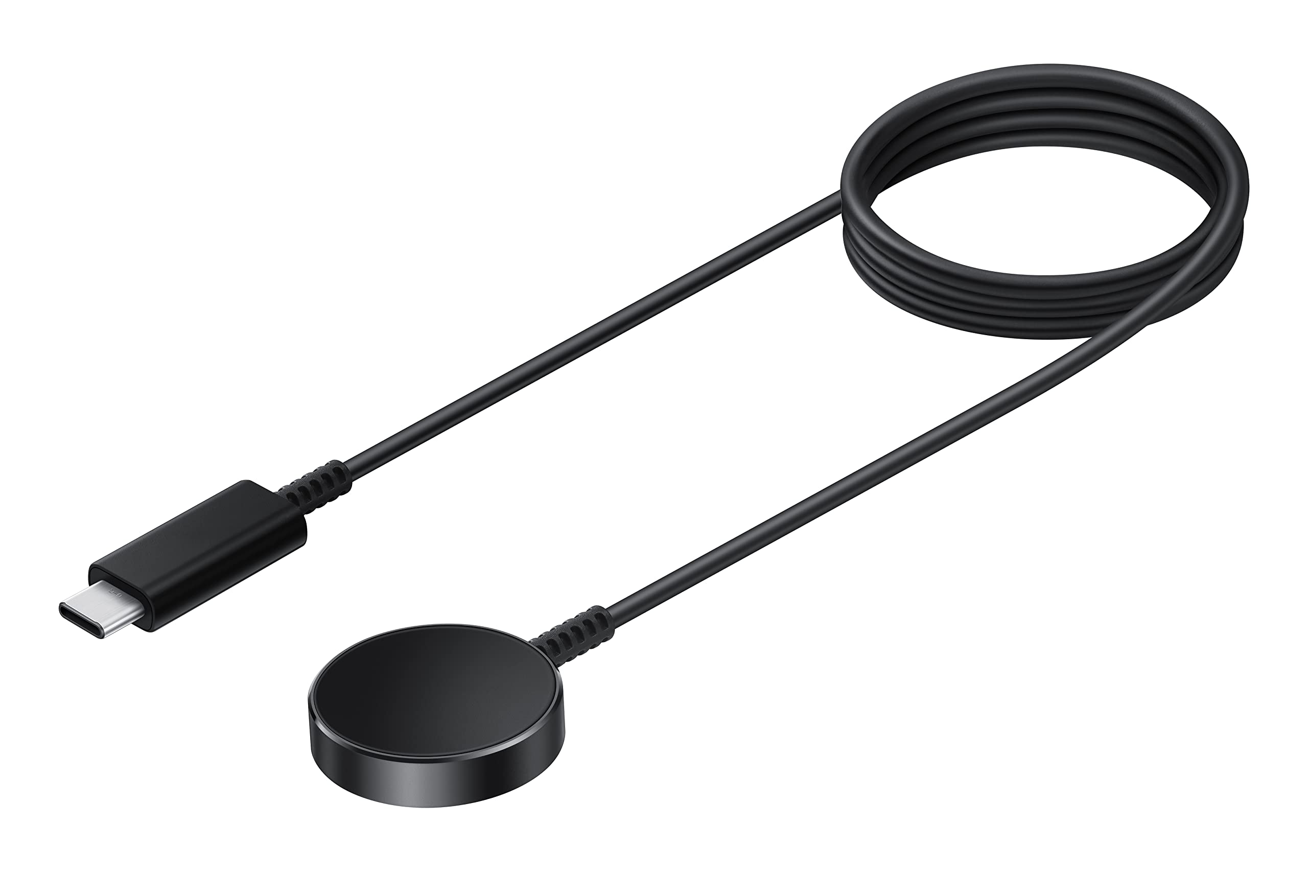 SAMSUNG Galaxy Watch5 & Watch5 Pro Wireless Charging Dock - USB-C Coin Type Smartwatch Charger | Portable Replacement Charging Stand | Perfect for Travel, Office & Nightstand Charging | US Version (Black)