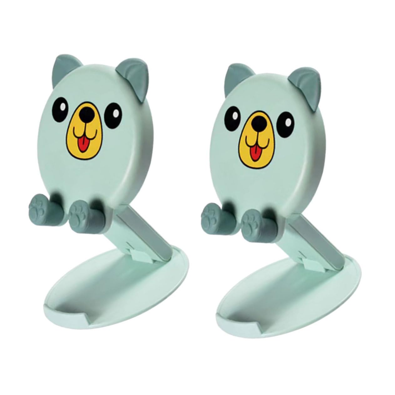 DOITOOL Animal Shape Phone Stand - Foldable Desktop Holder for iPhone, Samsung & Smartphones - 2 Pack for Home, Office, Dorm & Travel - Perfect for Video Calls, Watching Movies & Hands-Free Use