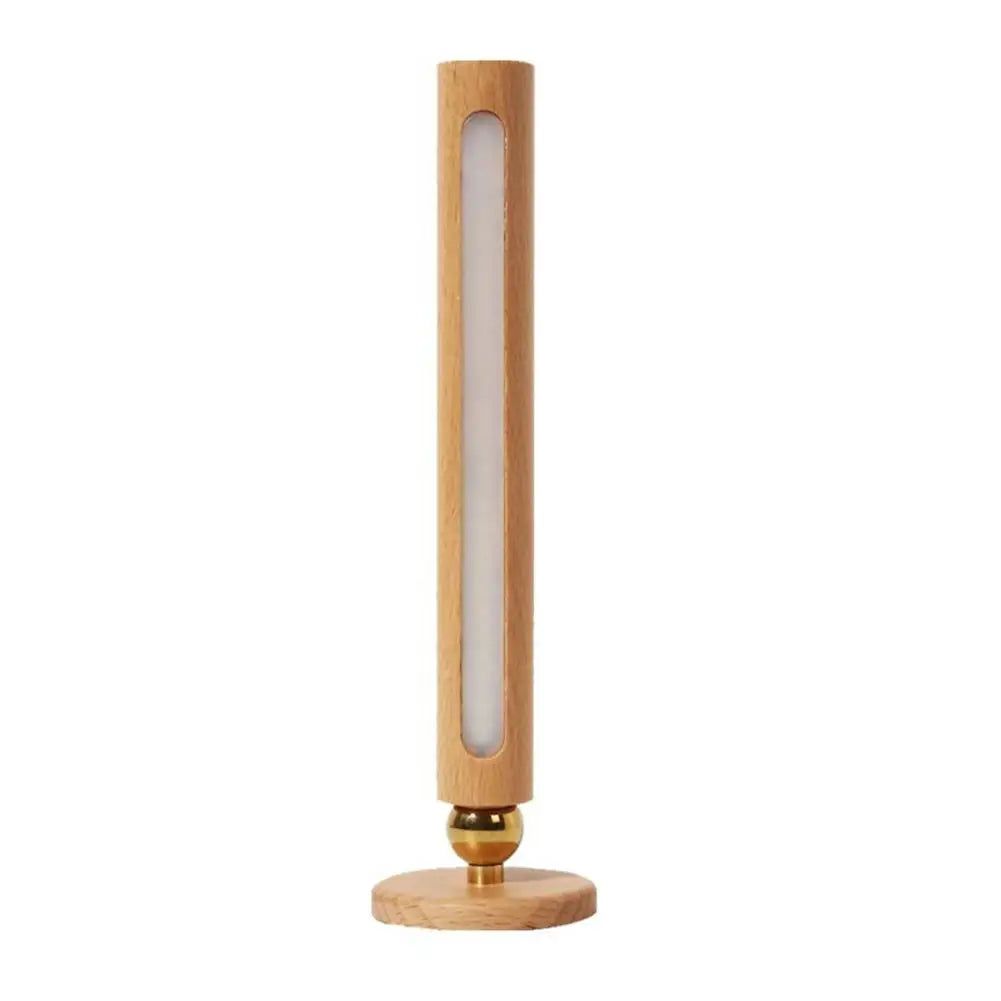 360° Rotatable Oak Wood Wall Light with USB Charging Port - Perfect for Bedroom, Living Room, and Office Lighting