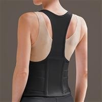 Jobst 2000BM Back Support Brace - Medium Size, Black - 1 Count - Ideal for Work, Sports & Posture Correction