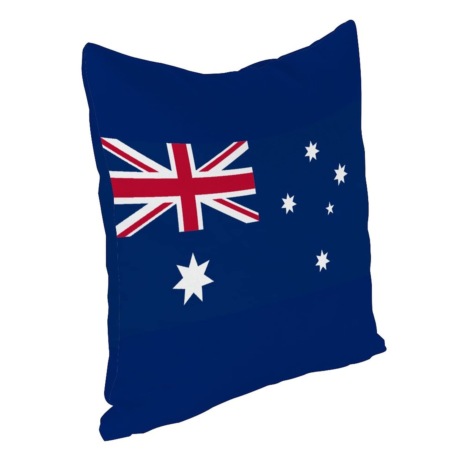 12x12 Inch Australian Flag Pillow Cover - Decorative Throw Pillow Case for Car, Chair, Sofa & Bed - Home Decor Cushion Cover (Insert Not Included) | Perfect for Patriotic Decor, Living Room Accents & Outdoor Events