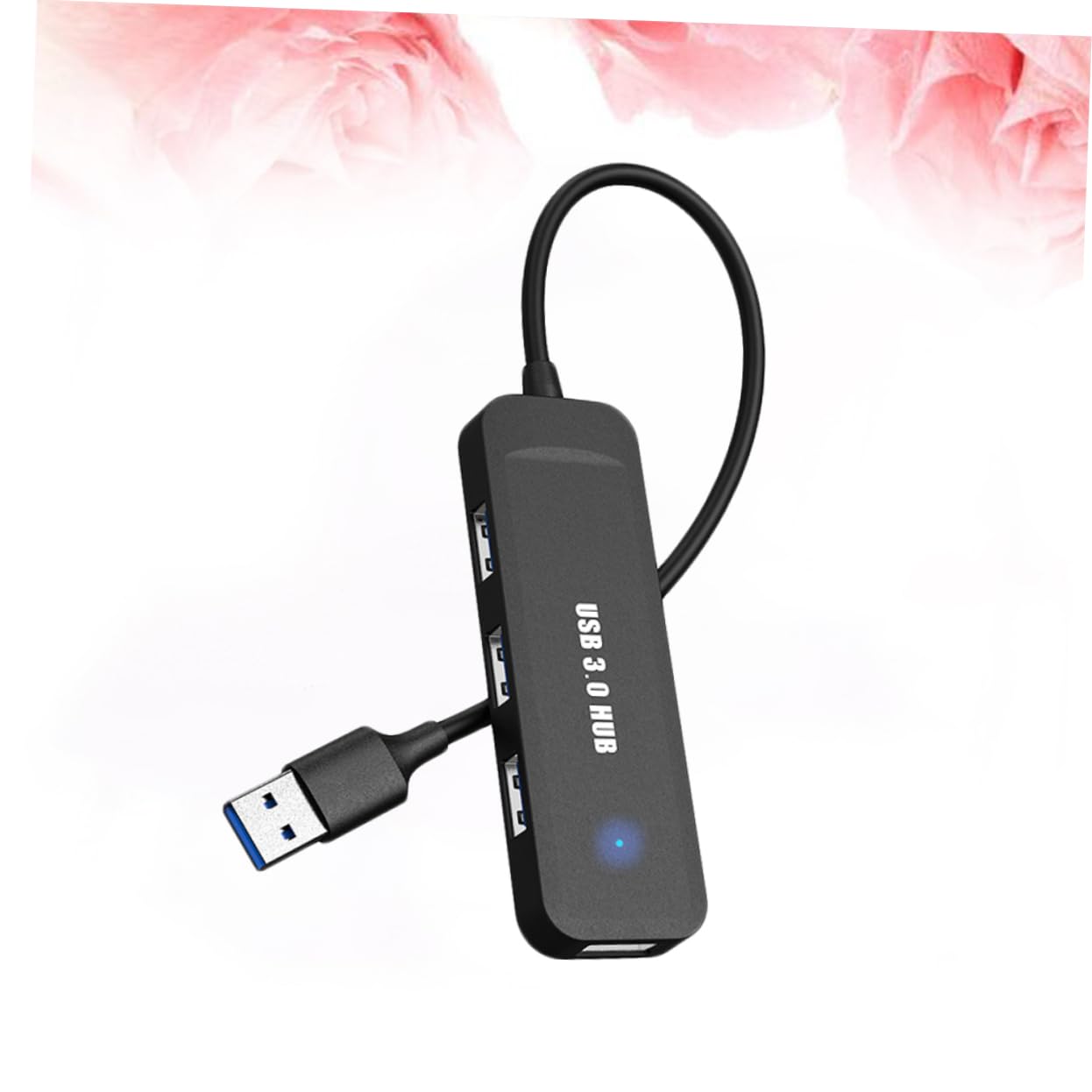 Jojofuny 3-Port USB 2.0 Hub Adapter for Laptop, Notebook, PC - USB Splitter, Extender & Docking Station with Ultra-Fast Data Transfer - Perfect for Home Office, Gaming & Multi-Device Connectivity