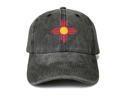 New Mexico Flag (Washed Black)