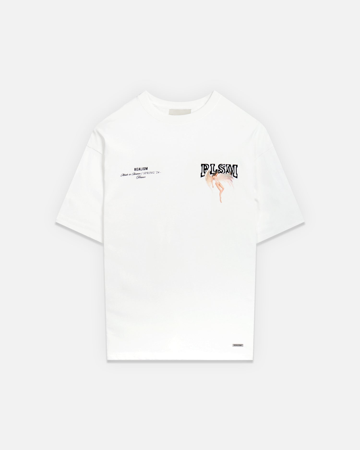 SSS Realism Guardian Tee - Premium White Cotton T-Shirt for Men & Women | Streetwear, Casual Wear & Everyday Outfits