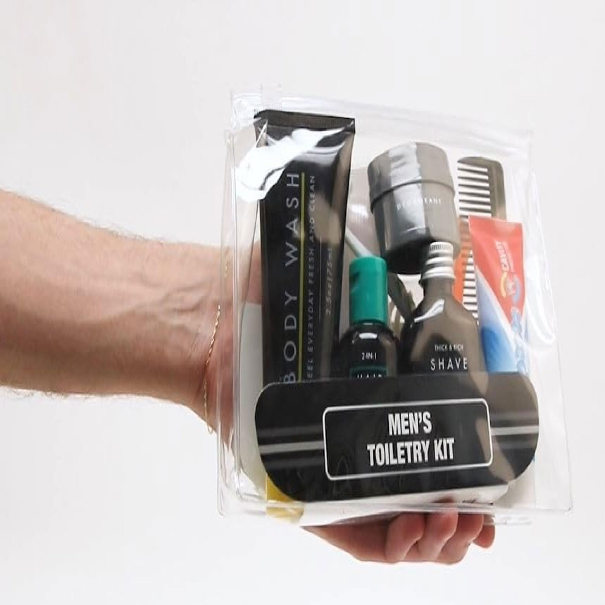 25-Piece Homeless Care Kit - Bulk Hygiene Travel Supplies for Men & Charity Donations - Summer Essentials, Toiletries & Homeless Care Package - Perfect for Shelters, Outreach Programs & Travel Needs
