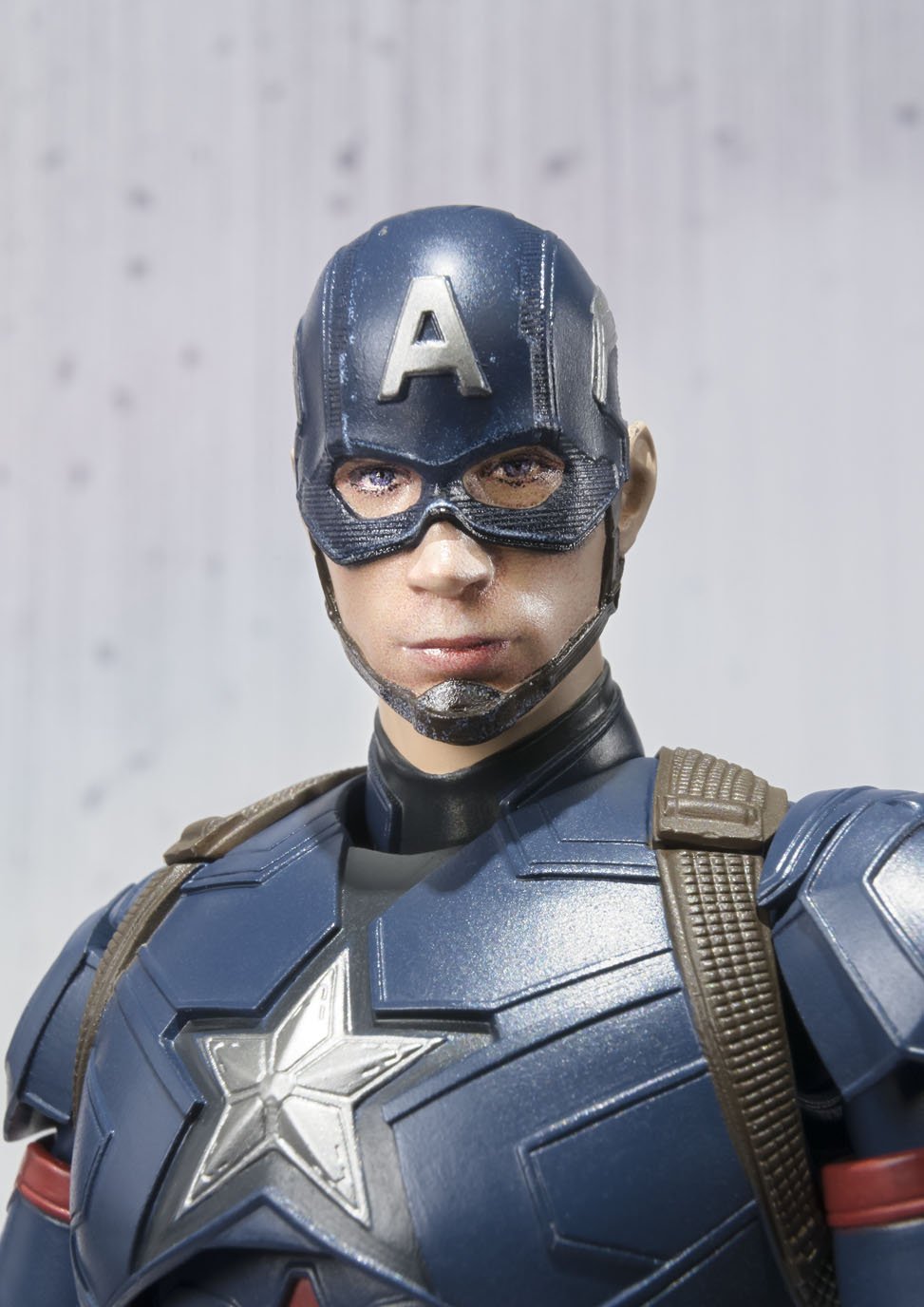 S.H. Figuarts Captain America Action Figure - Marvel Civil War Collectible Toy for Display & Cosplay
