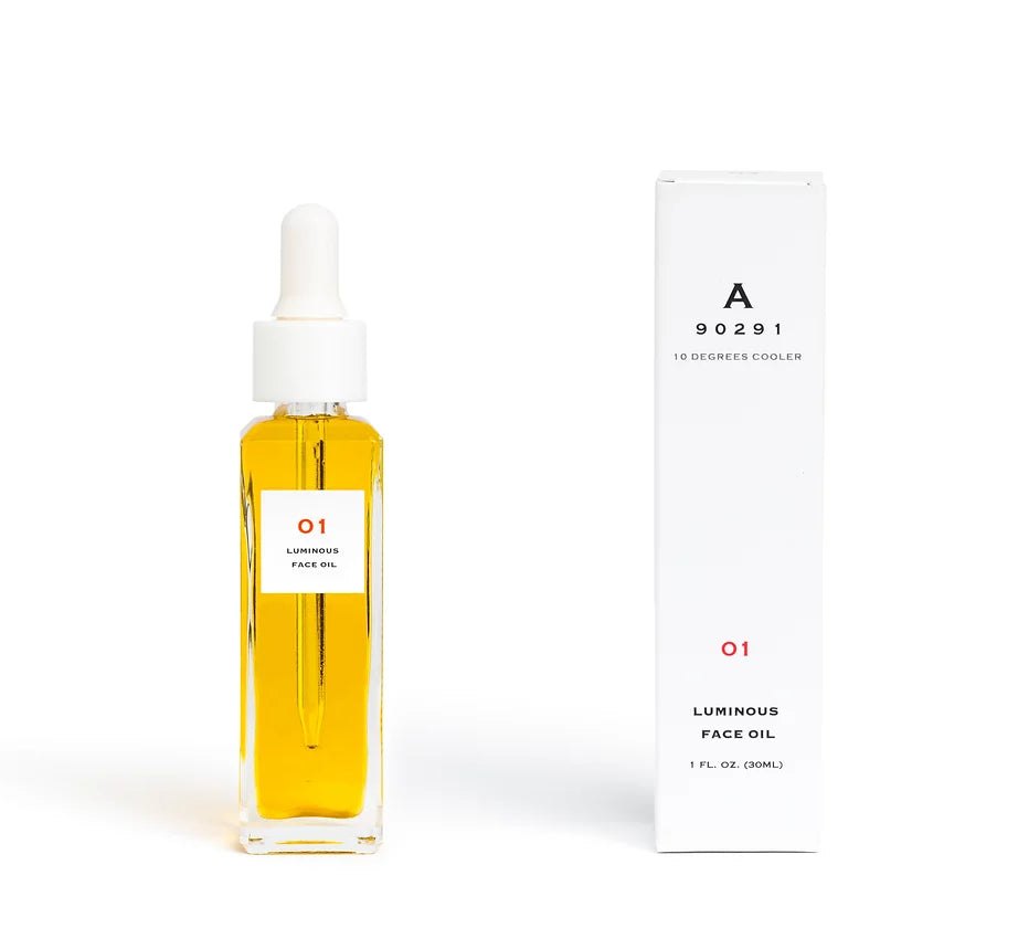 01 Luminous Face Oil - Brightening & Hydrating Facial Oil for Glowing Skin | Day & Night Moisturizer for Dry, Dull Skin - Perfect for Daily Skincare Routine & Makeup Prep