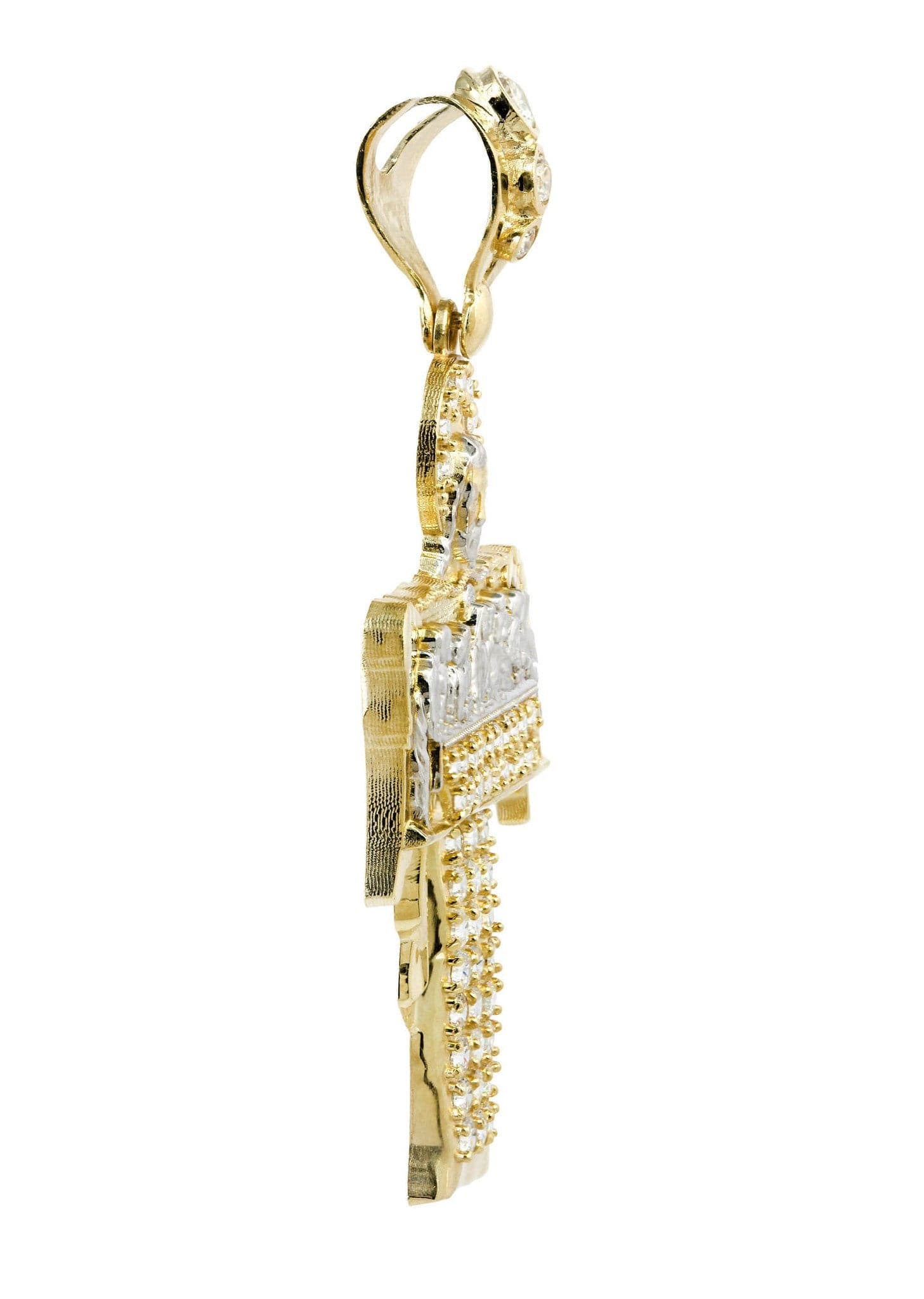 10K Gold Last Supper Pendant Necklace - 9 Grams Religious Jewelry for Men & Women - Perfect for Baptism, Confirmation & Christian Gifts