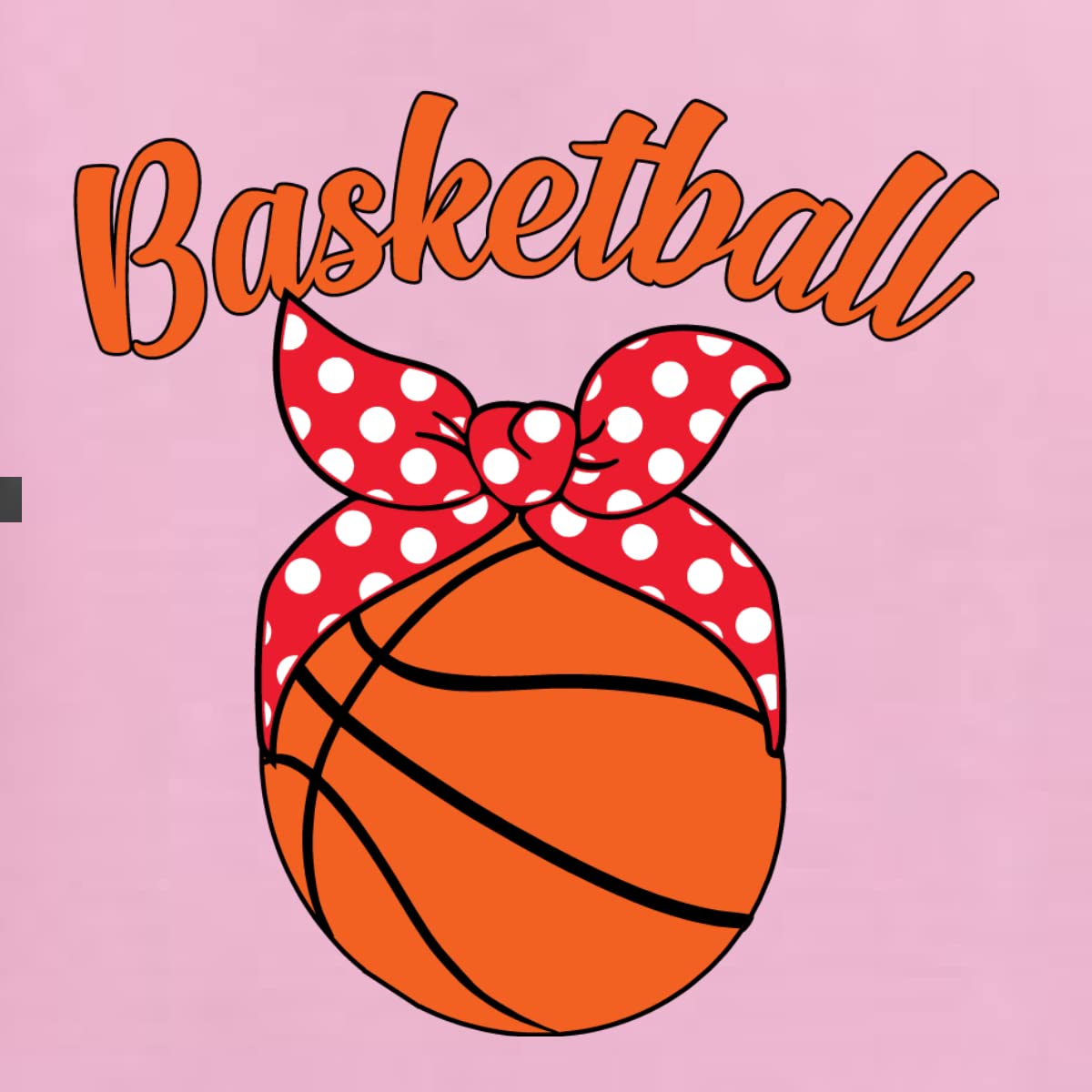 Basketball Mom Graphic T-Shirt - Cute Sports Design for Women & Youth League Fans - Front & Back Print - Perfect for Games, Practices & Team Spirit Gifts