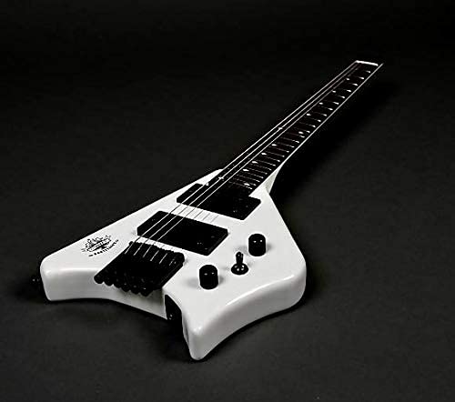 Bootlegger Spade Pro Series Headless Travel Electric Guitar – Full Scale, Standard Strings, Custom Boutique Design with Stiletto Hard Case – Perfect for Recording, Gigs & Traveling Musicians