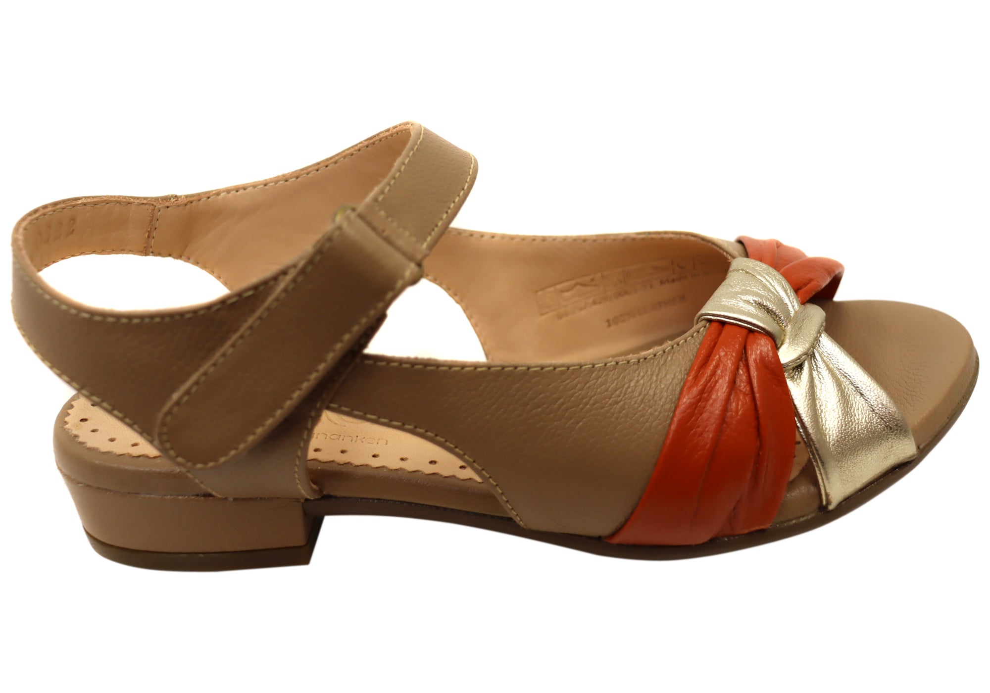 Opananken Laura Women's Comfortable Brazilian Leather Sandals - Stylish Summer Sandals for Women, Breathable & Lightweight - Perfect for Beach, Vacation, and Casual Outings