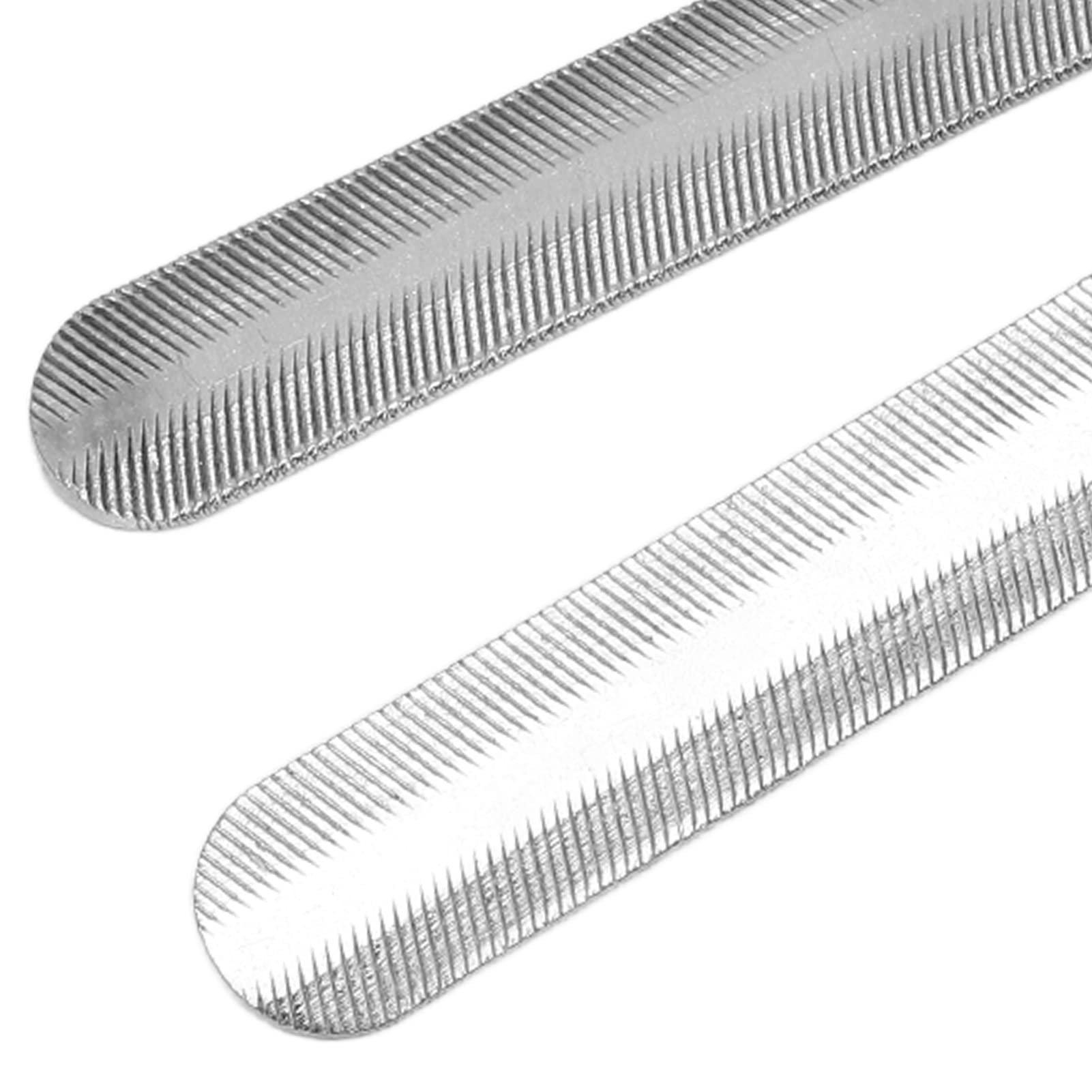 3-Piece Guitar Nut Slotting Files Set - Stainless Steel Guitar Nut & Bridge Files for Guitar Repair - Portable & Durable Guitar Maintenance Tools - Perfect for Luthiers, Musicians & DIY Guitar Repair at Home or Studio