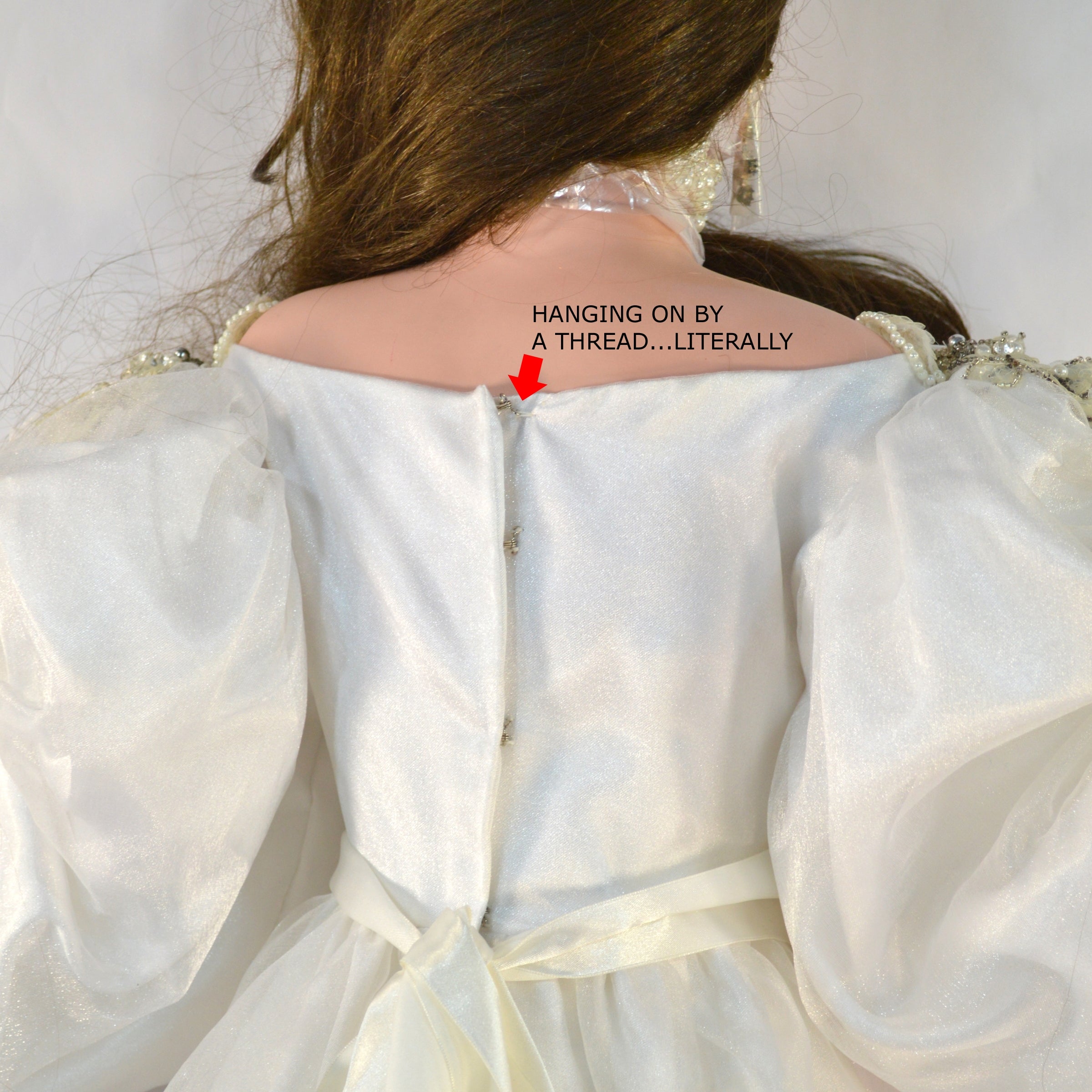 Rare Limited Edition Rustie 42 Porcelain Doll Heavenly Princess in White Dress #189/1500 - Perfect for Collectors & Home Décor