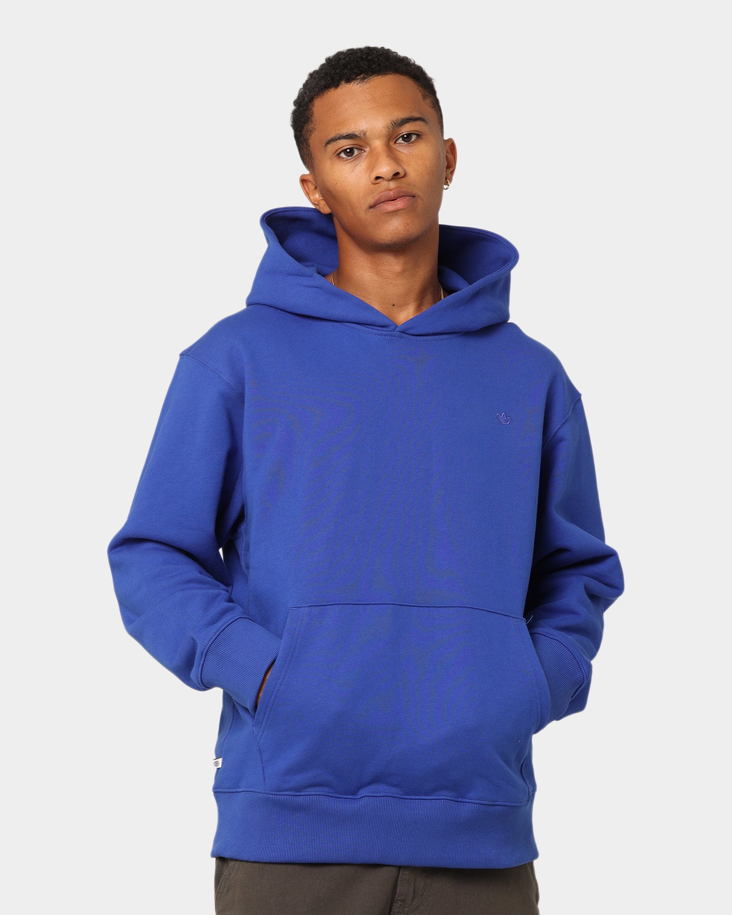 Adidas Originals French Terry Hoodie for Men & Women - Semi Lucid Blue | Comfortable Cotton Pullover Sweatshirt | Perfect for Gym, Running & Casual Wear