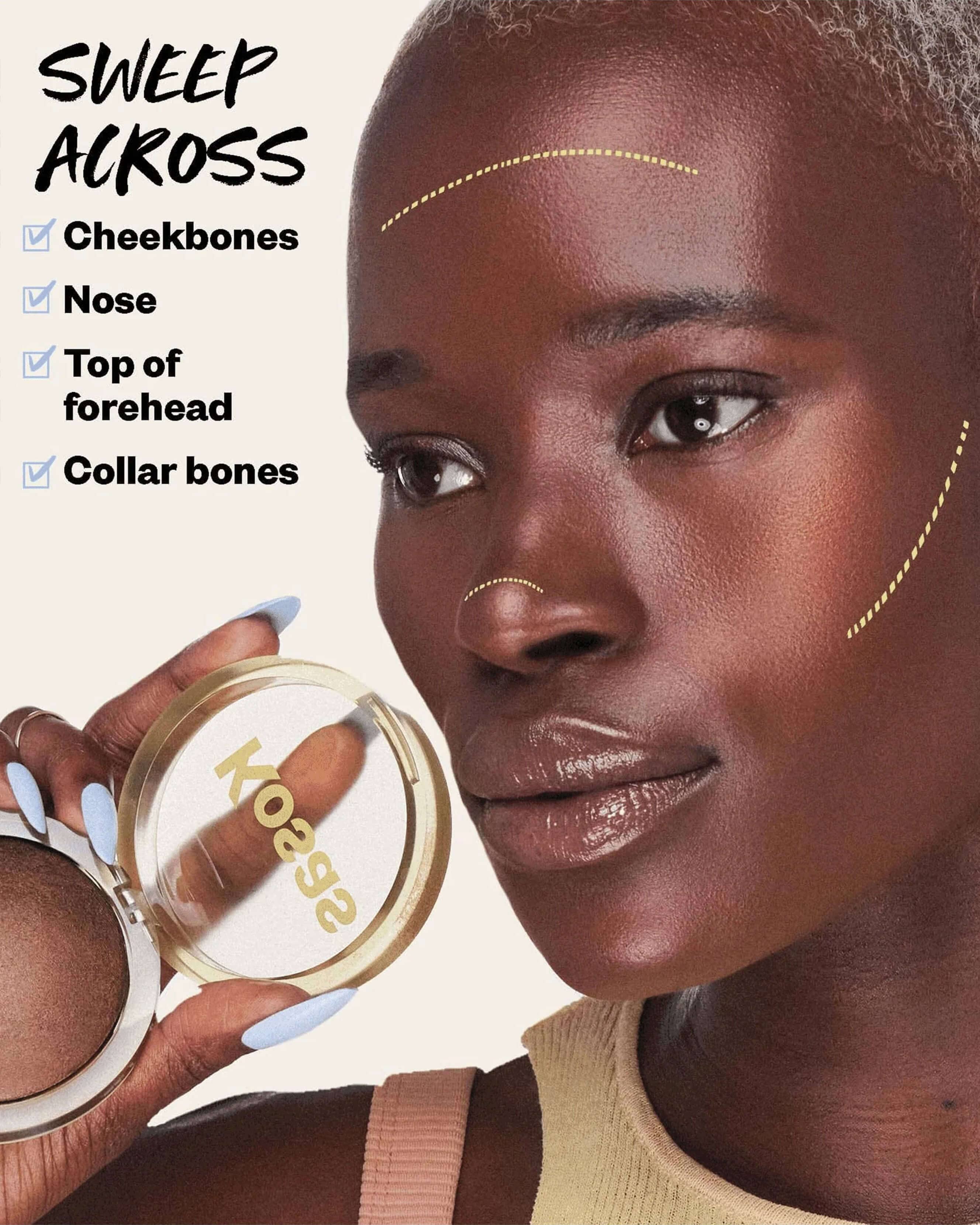 The Sun Show Glowy Warmth Bronzer - Natural Sun-Kissed Makeup for a Radiant Summer Look | Perfect for Beach Days & Outdoor Events