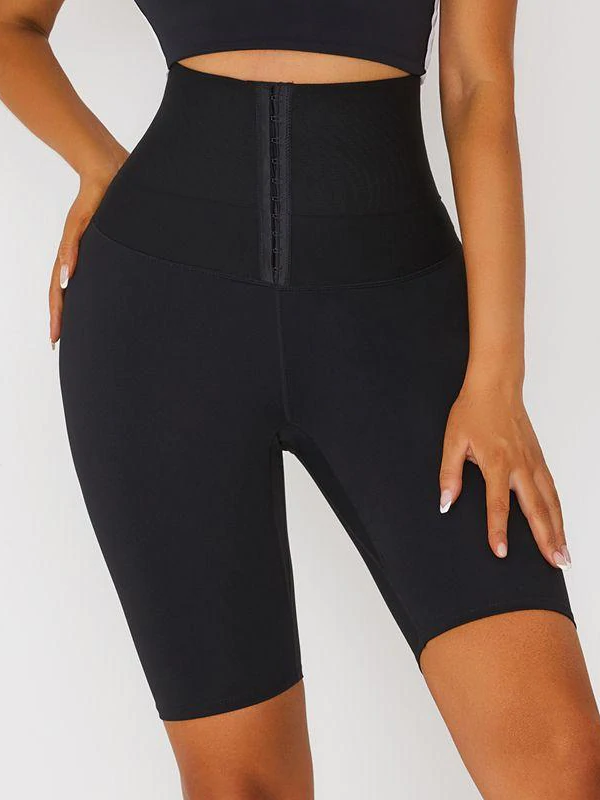 ZASUWA Women's High Waist Spandex Workout Shorts - Butt Lifting Gym Shorts for Running, Yoga & Fitness Training