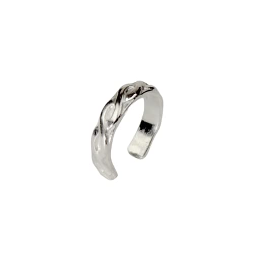 Solid Sterling Silver Braided Ear Cuff for Non-Pierced Ears | Silver Orbital Earring | Trendy Boho Jewelry for Everyday Wear & Special Occasions