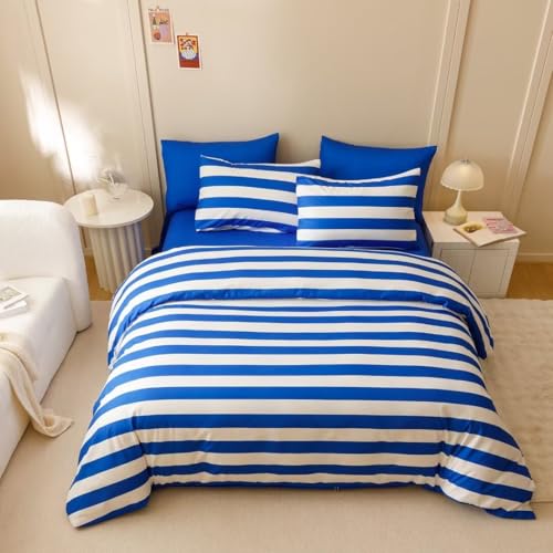 Blue White Striped