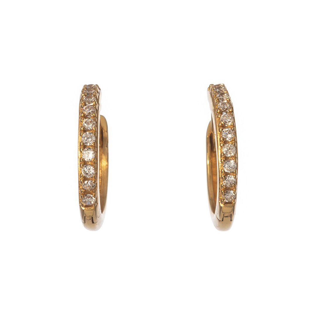 Goldbug Collection Lowcountry Firefly Huggie Hoop Earrings - Dainty Gold Huggie Hoops for Women, Perfect for Everyday Wear & Special Occasions