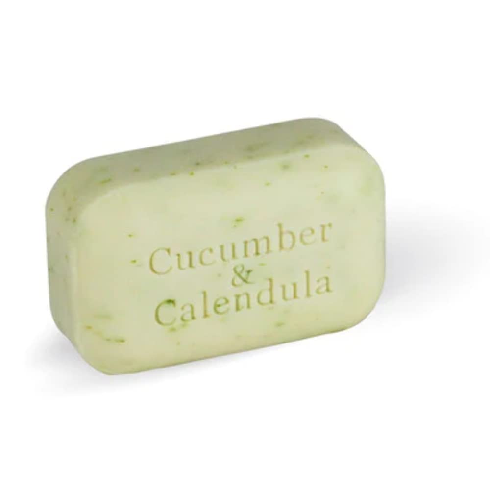 THE SOAP WORKS Cucumber Soap - 3.9 oz (110g) | Natural, Refreshing & Moisturizing | Perfect for Daily Face & Body Cleansing, Spa Day & Gift Sets